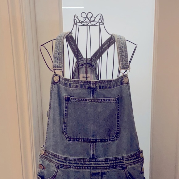 Jean skirt overalls - Picture 2 of 12
